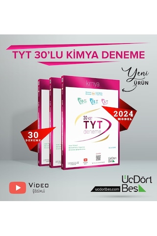 345-2024 Model 30'lu Tyt Kimya Denemesi