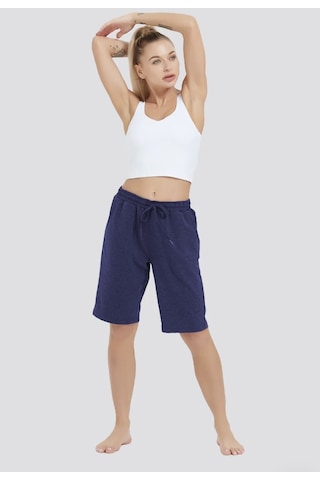 Superlife Kadın Regular Fit Şort Spr24srk62 Lacivert