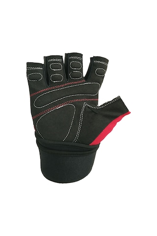 Dragon - W8070 Bilek Bandajlı Body & Ağırlık & Fitness Eldiveni Siyah