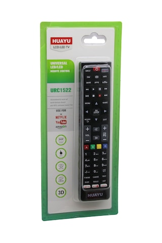 Akıllı Evrensel Led Tv Kumandası Urc-1522 Çok Renkli