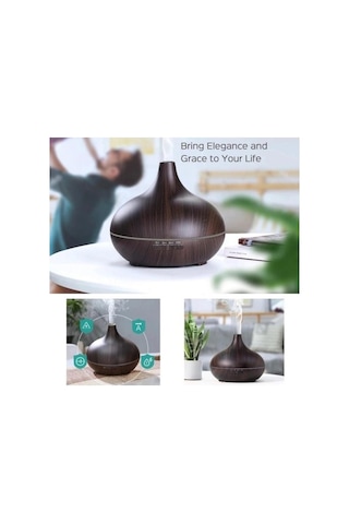 Mi7a Ultrasonik Aroma Hava Nemlendirici Hava Difüzör Kokulu Uçucu Yağ Difüzör 550 Ml