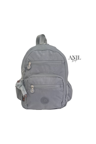Anılbags Krinkıl Gri Kumaş Suya Dayanıklı Klinkır Sırt Çantası/laptop Gri