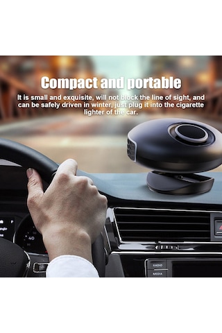 Ximistore9 12v/24v Araç Isıtıcı - Yaz Kış Kullanım, Hızlı Isınma Ve 360 Dönebilir Tasarım