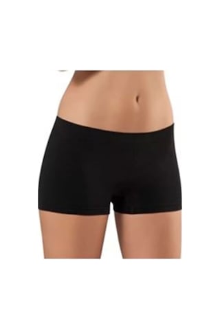 Siyah Dikişsiz Kadın Boxer Korse - 700 Siyah Siyah Dikişsiz Kadın Boxer Korse - 700 Siyah