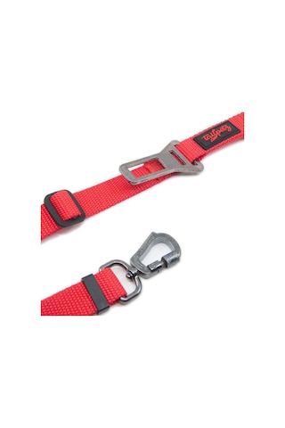 Travel Leash Araç Emniyet Tokası Kedi Köpek Gezdirme Sevk Kayışı Kırmızı S