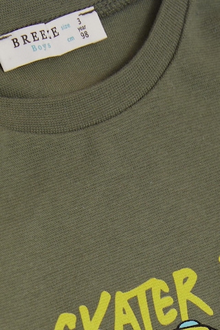 Breeze Girls & Boys Erkek Çocuk Uzun Kollu Tişört Kaykaycı Gözlüklü Dinozor Baskılı 1-4 Yaş, Haki Yeşil-haki Yeşil Haki