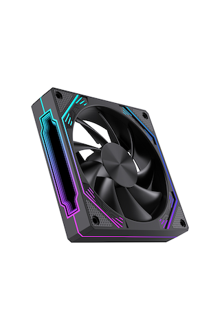 Ng-o120b 3 Adet 120mm Argb Fan 11x Argb Pwm Slot Kontrolcü Ve Kumanda Siyah