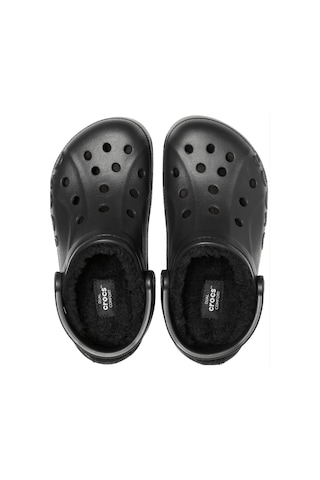 Crocs Baya Lined Clog Kadın Terlik Siyah