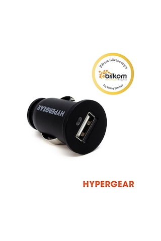 Hypergear 2.1A 2X Hızlı Araç Şarj Aleti Başlığı Siyah
