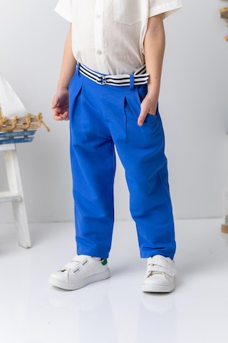 Erkek Bebek Kemerli Gabardin Pantolon - Sax Saks