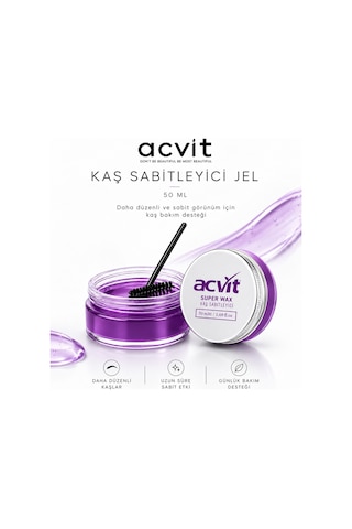 Süper Wax Kaş Sabitleyici Ve Şekillendirici Jel 50 ML