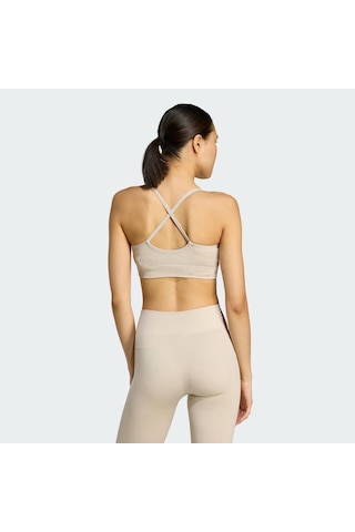 Adidas Workout Essentials Hafif Destekli Kadın Büstiyer C-adıjx3897b30a00 Bej