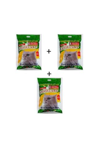 Freshy Odorless Ekstra Yıllık Paket Kristal Kedi Kumu 3 x 15 L