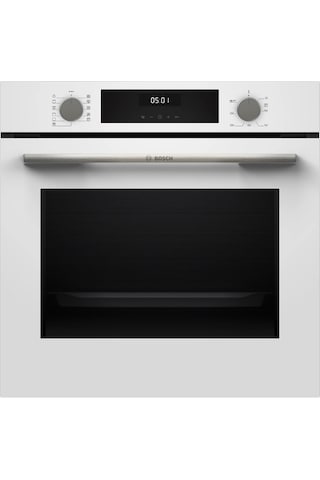 Bosch & Ferre New White City Ultra Sessiz Davlumbaz - 42 DB HUA717BV0T - SS206 - D087-SA Buhar Destekli3 Lü Ankastre Set