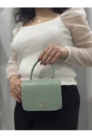 Biçomi Mint Cilt Krash Çanta Mint