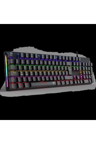T-dagger Naxos, T-tgk310-bl, Usb Kablolu, Türkçe Q, Rainbow Backlight, Blue Mekanik Switch, 104 Tuşl