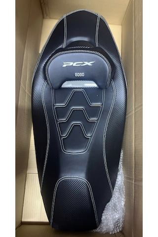 Honda Pcx 2021-2025 Uyumlu Bel Destekli Beyaz Koltuk Sele