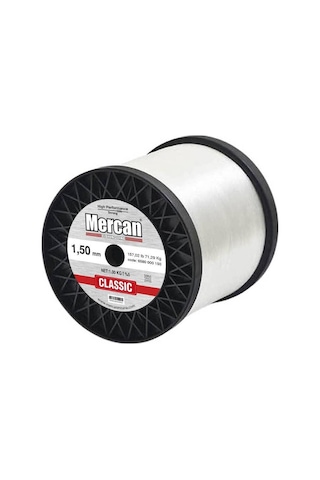 Mercan 1kg Bobin Beyaz Misina 0.40mm