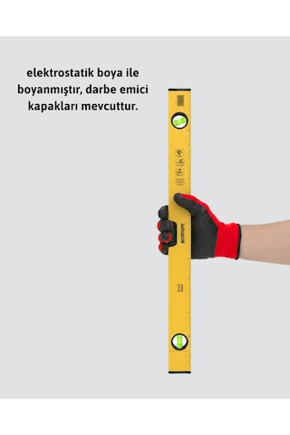 Dayanıklı Plastik Gövdeli 600 Mm Su Terazisi Yeni Nesil Belirtilmemis