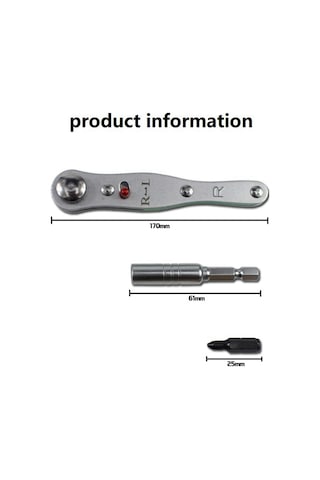 Leasetake 12 Adet Taşınabilir Çift Yönlü Cırcır Tornavida Seti Çok Amaçlı Tornavida Seti Taşınabilir Cırcır El Aletleri