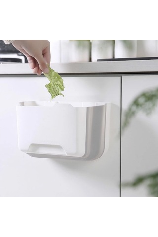 Ezere Portatif Katlanabilir Askılı Sihirli Ev Araç Çöp Kutusu R- Pembe