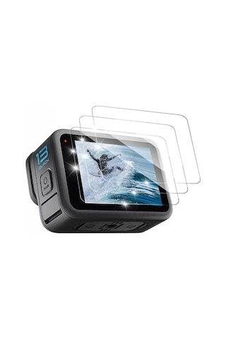 Gopro Hero 7 Black Uyumlu 4 Adet Hidrojel Ekran Film Nano Jelatini