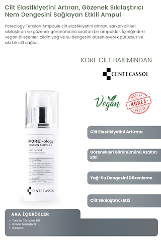 Centecassol Gözenek Sıkılaştırıcı Ampul Serum 30 ML