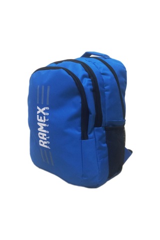 Unisex Mavi Ramex Sırt Çantası Büyük Boy Seyahat Okul Çantası Su Itici MAvi