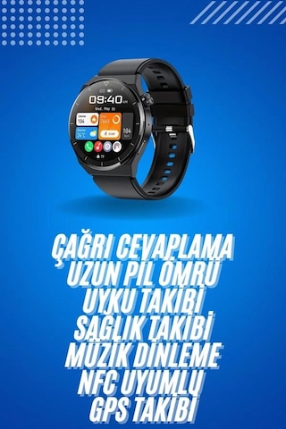 Amoled Ekran Metal Deri Silikon Kordonlu Uyku Ve Sağlık Takibi Çok Renkli