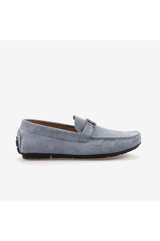 Mocassini Tokalı Erkek Loafer M584 Buz Suet