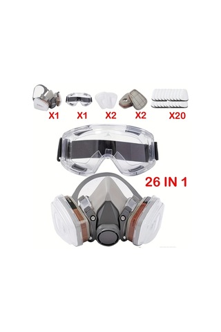 Willowhaven Sku 6200-16in1 Yeniden Kullanılabilir 16in1 Yüz Maskesi Kaynak Parlama Koruma