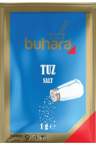 Buhara Tek Kullanımlık Poşet Tuz 1000 x 1 G