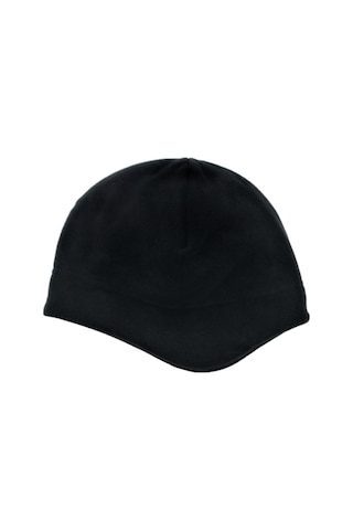 Unisex Siyah Kışlık Kulaklıklı Termal Polar Bere Siyah