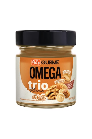 Pol's Gurme Omega Trio Kuruyemiş Kreması Sade 210 Gr