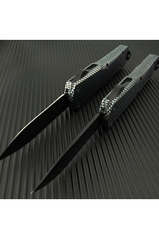 Suofeng Orman Hayatı İçin 440 Çelik Camouflaj Kenar Açma Otomatik Yay Bıçağı