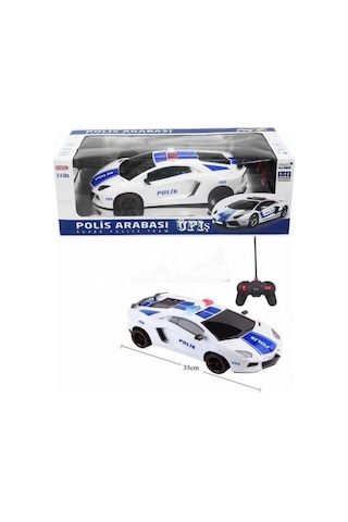 1:12 Uzaktan Kumandalı Polis Lamborghini Şarjlı Araba