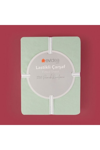 Evidea Soft Basic Tek Kişilik Lastikli Çarşaf - Yeşil - 100x200 Cm Yeşil