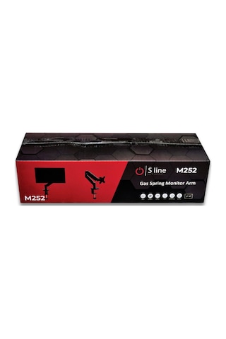 S Line Tek Kollu Gas Spring 13"-32" 8 Kg Monitör Askı Aparatı