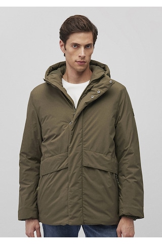 Mavi - Kapüşonlu Haki Parka 0110443-71544 Yeşil