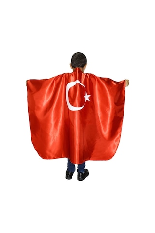 Kostümsarayı Bayrak Pelerin | Ay Yıldızlı Bayrak Pelerin