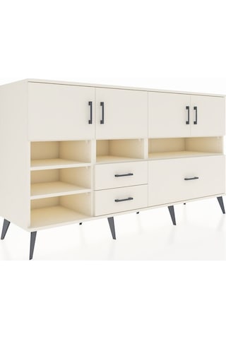 Hyperion Konsol 8 Raflı 3 Çekmeceli 4 Kapaklı 176x44x99 Aytaşı-ay Aytaşı-aytaşı