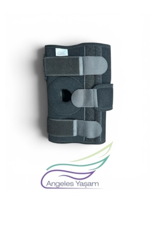 Angeles Yaşam Patella Ligament Destekli Dizlik Standart Siyah