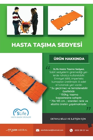 Hasta Taşıma ve Transfer Sedyesi