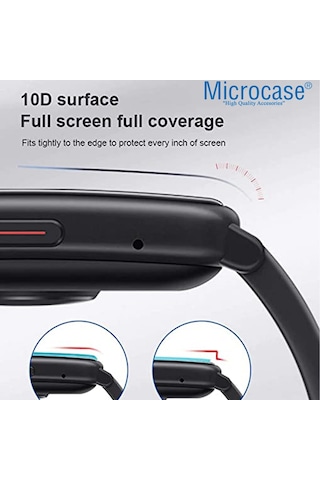 Microcase Huawei Watch Fit 2 1.74'' 3D Pet Film - Siyah