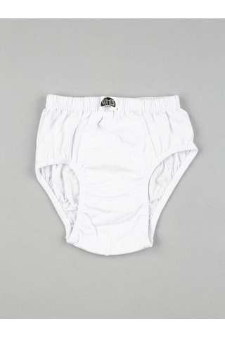 Gümüş Erkek Çocuk Slip Külot 3032 - 6 Adet Beyaz