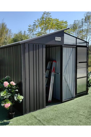 Garden Eden Xl Seralı Metal Bahçe Kulübesi
