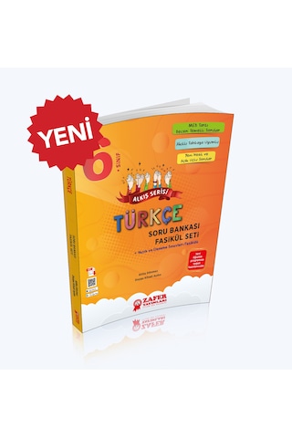 Zafer Yayınları 6. Sınıf Türkçe Soru Bankası Fasikül Seti