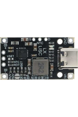 Type-c Usb 2s Bms 15w 8.4v 1.5a Pil Şarj Boost Modülü