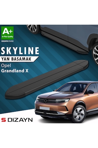 S-dizayn Opel Grandland 2 Hybrid Benzinli Skyline Siyah Yan Basamak 193 Cm 2024 Üzeri A+ Kalite
