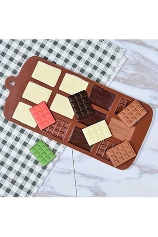 Trendooze Cloud011 12 Gözlü 3d Silikon Çikolata Kalıbı Elektriksiz Kahverengi Mutfak Aksesuarı Ev Hanımı İçin İyi